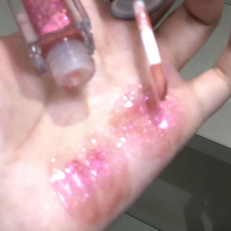 Diamond Lip Gloss Set - 3 Colors Shimmery Glitter, Long Lasting