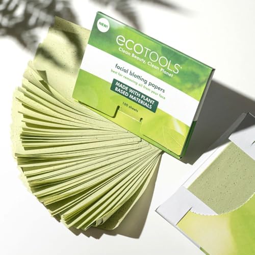 EcoTools Oil Absorbing Blotting Papers - 200 Sheets, Plant-Based