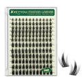 KEYYOU Manga Lash Clusters - 144pcs D Curl 8-18mm DIY Eyelash Extensions