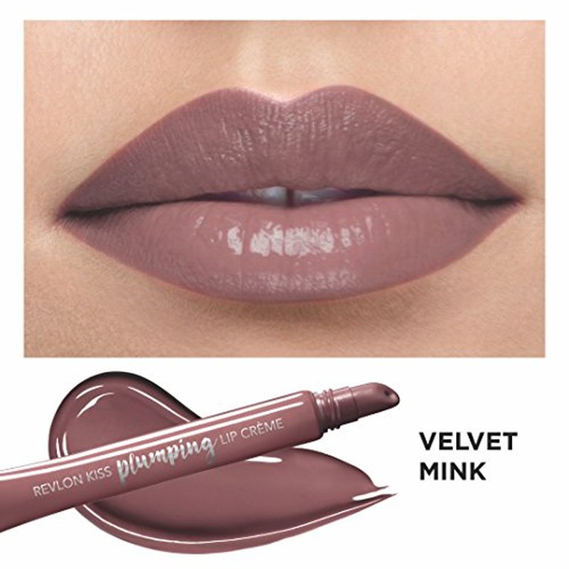REVLON Kiss Plumping Lip Creme, Velvet Mink