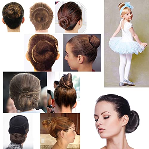 Hair Net 100 Pcs, Smilco 20 Inches Elasticity Invisible Elastic Mesh Wig Nets for Hair Bun Making Ballet Dancer Kitchen Food Serive (Black)