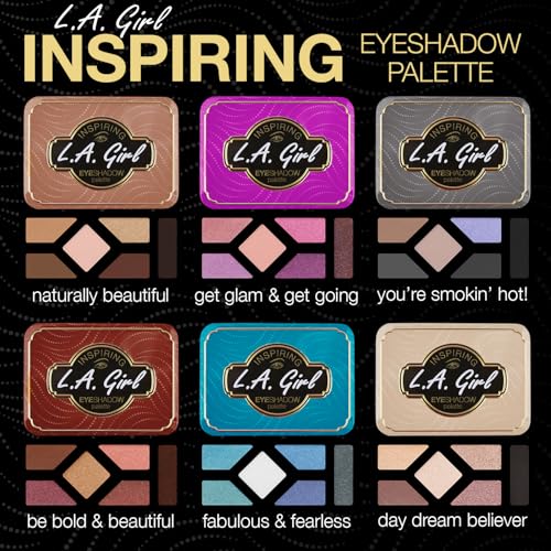L.A. Girl Inspiring Eyeshadow Tin - 5 Shades + Liner