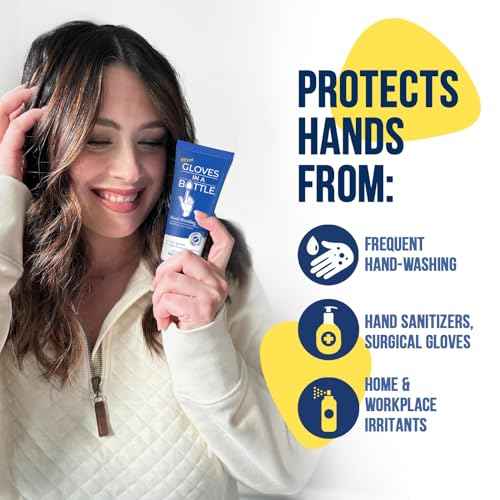 Gloves in a Bottle Shielding Lotion, Relief for Eczema and Psoriasis, 3.4 ounces (Pack of 2)