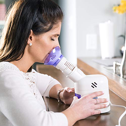 MABIS Facial Steamer with Aromatherapy Diffuser & Face Mask