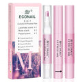 Econail Ceramic Cuticle Remover Pen & Hydrating Cuticle Oil Set, 3 Pack