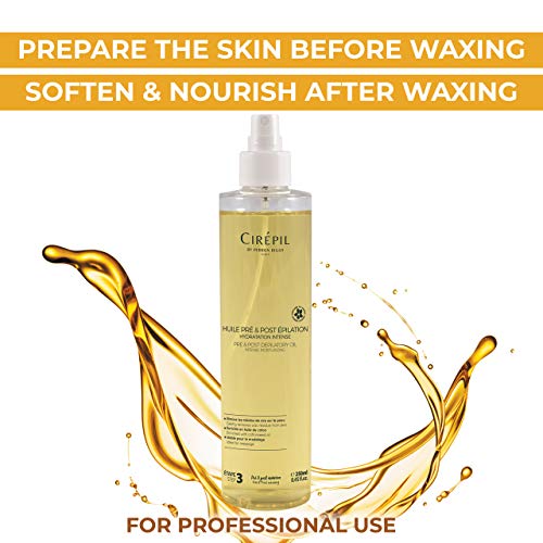 Cir?pil Pr? & Post Waxing Bundle: Blue Lotion 8.45 fl oz + Depilatory Oil 8.45 fl oz