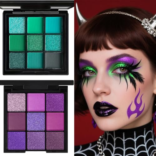 Eyeshadow Palette Set 2 Pcs Matte Shimmer Highly Pigmented