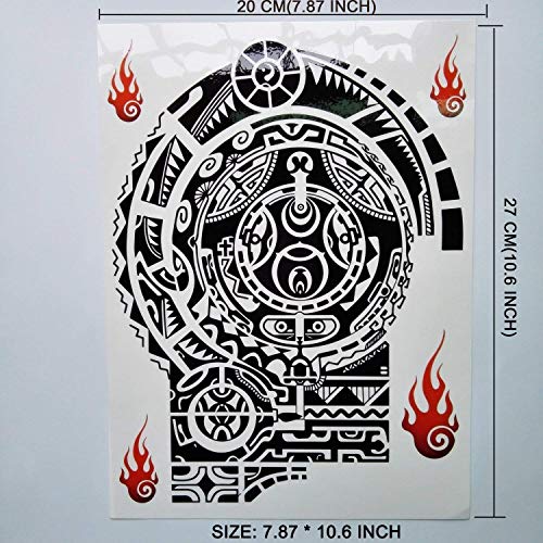 Waterproof Temporary Tattoos - Dwayne Johnson Design, 2-7 Day Wear