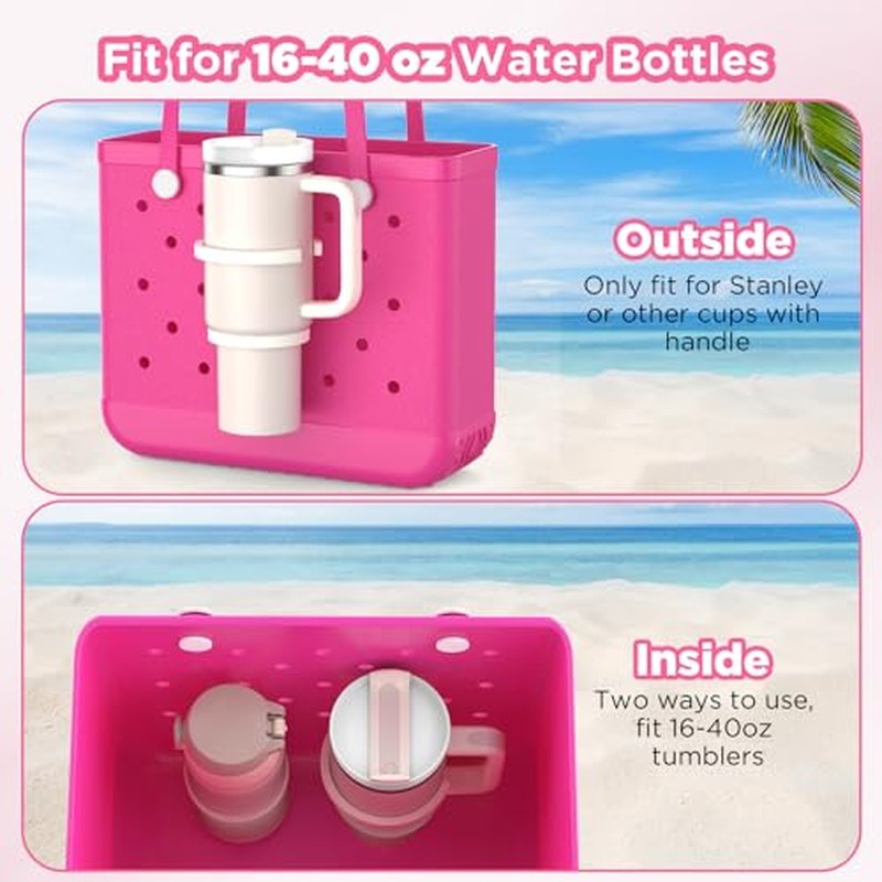 OUTXE 2-Pack Cup Holder for Bogg Bag & Stanley Tumblers