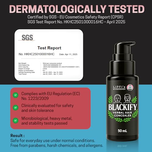BLACKIFY Herbal Hair Concealer 50ml - Thinning Hair & Bald Spots