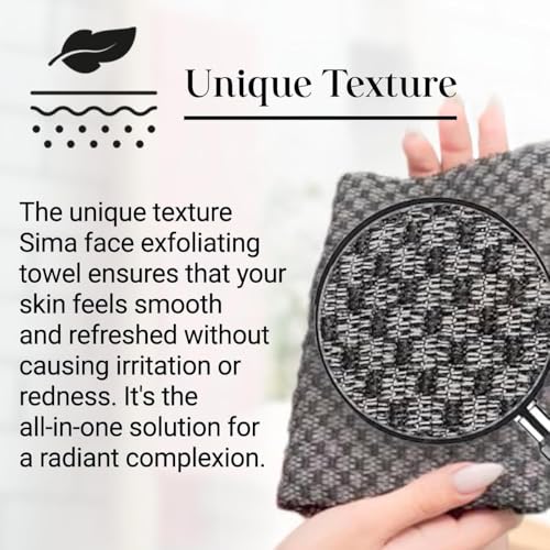 Exfoliating Body Scrub Towel - 2-Sided Japanese Hexagon Fibers