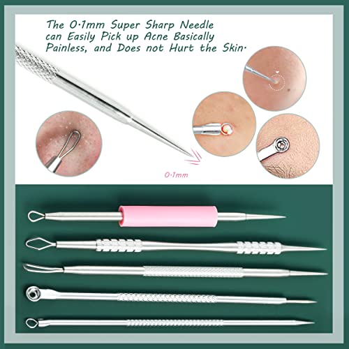 Blackhead Remover Kit 16 PCS Pimple Extractor Tool Set