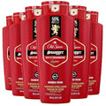 Old Spice Refreshing Body Wash for Men, 3X Defense, 24/7 Shower Fresh with Long Lasting Scent, Red Collection, Swagger with Cedarwood Scent, 24 oz (Pack of 6)