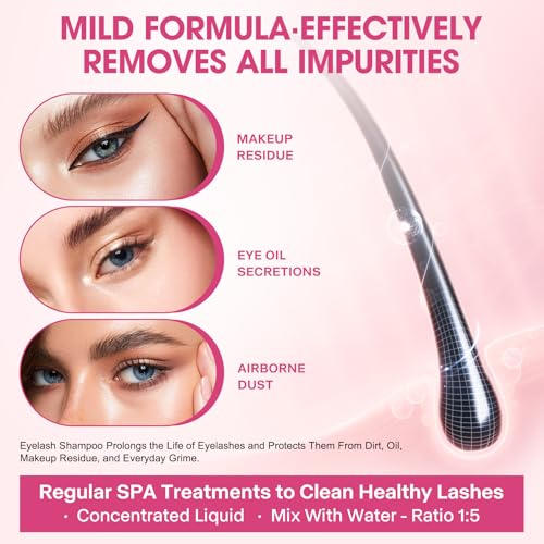 Lash Shampoo Concentrate - Oil-Free Foaming Cleanser 100ml