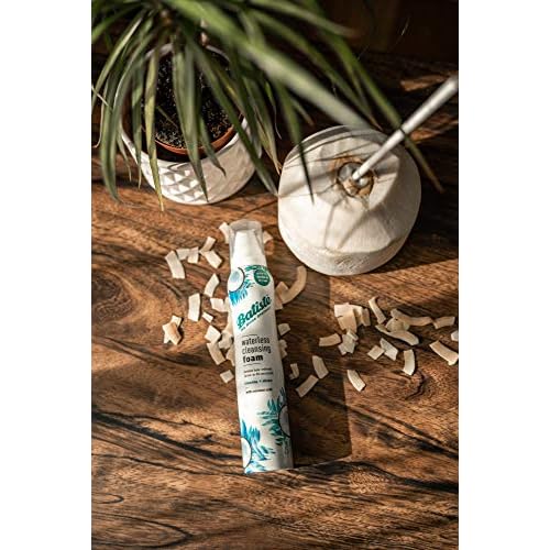 Batiste Waterless Cleansing Foam Cleanse + Shine with Coconut Milk, 3.6 OZ