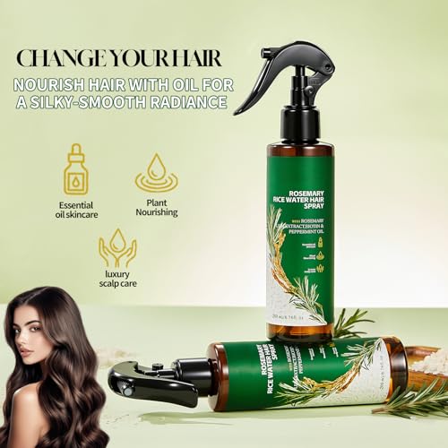 Rosemary & Rice Water Hair Growth Spray - 6.76 fl oz