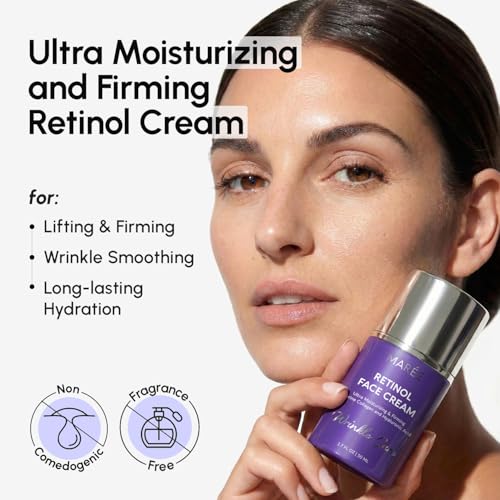 MAREE Face Moisturizer ? Retinol Face Cream for Women Moisturizing with Collagen & Hyaluronic Acid ? Day & Night Anti-Aging Facial Wrinkle DD Cream Moisturizer for Dry Skin ? Crema Para la Cara