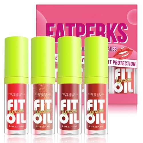 YJXFCBQIC Lip Oil with Big Brush Head - 8 Shades of Glossy Hydration