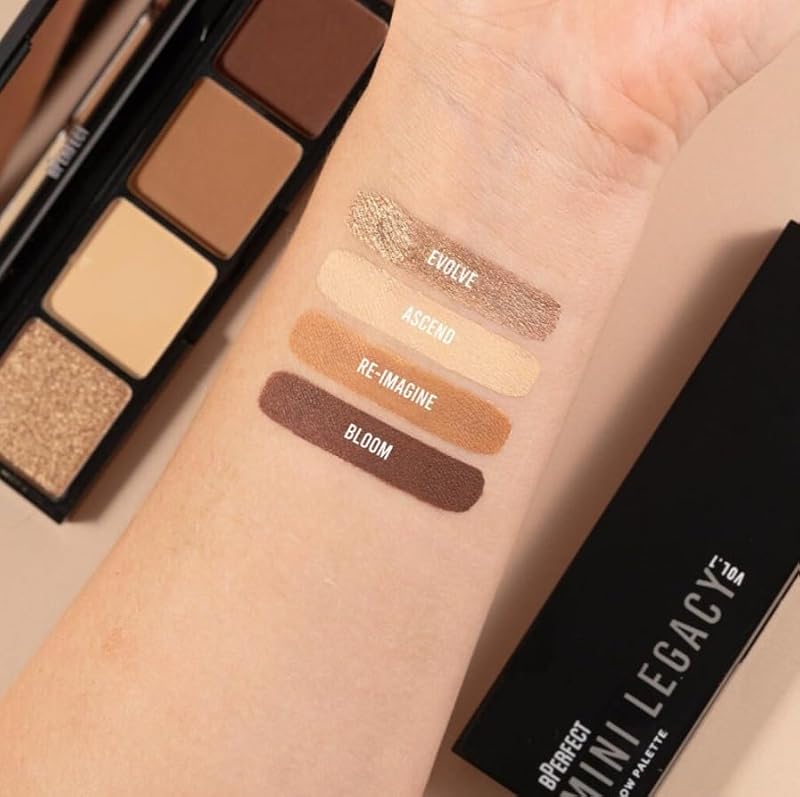 BPerfect Legacy Mini Eyeshadow Palette - Compact Neutral Shades