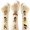 Dragon Ball Temporary Tattoos - 40 Sheets for Kids