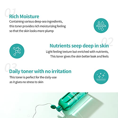 JM Solution Marine Luminous Pearl Moisture Toner XL ? Deep Hydration & Radiance Care - 20.3 fl oz