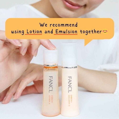 FANCL Enrich+ Lotion II – Japanese Anti-Aging Facial Lotion with Niacinamide, Preservative-Free Hydrating Toner for Firmness & Elasticity