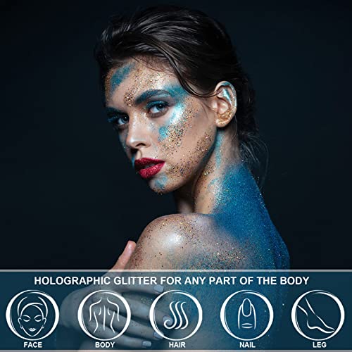 Illusion Purple Holographic Body Glitter Gel, 1.35oz