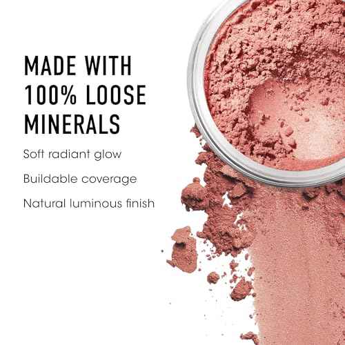 bareMinerals Loose Mineral Powder Blush, Buildable Coverage, Naturally Luminous Lightweight Vegan Blush Powder, Ideally for All Skin Types, Talc-Free, Cruelty-Free