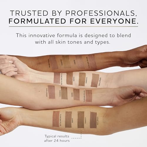 Norvell Self Tanner - Venetian Rapid Sunless Tanning Mousse 4 oz, For a Fast Self Tan with Cool Violet Brown Undertones for Streak Free Express Bronze Color