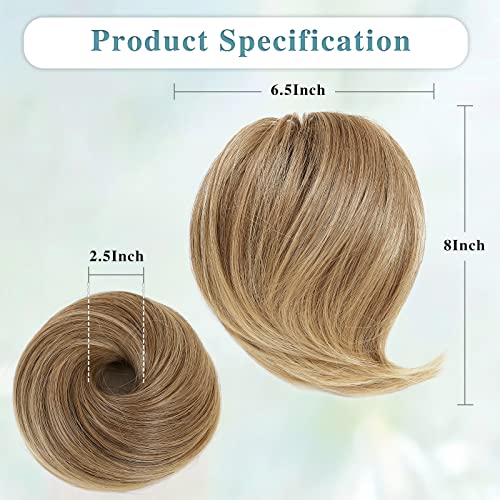 HSLHDI Messy Hair Bun Hair Piece, 1-1pcs, bug#, High Temperature Fiber, Wavy, Hair Accessory for Women Girls