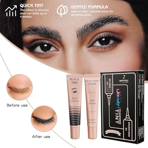 Libeauty Eyelash & Eyebrow Black Color Kit – Lash Tint