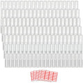 100 Pieces 3 ml Empty Cuticle Oil Pen, Empty Nail Oil Pen, Transparent Twist Pens with Brush Tip, Cosmetic Lip Gloss Containers Eyelash Growth Liquid Tube, with 5 Stickers