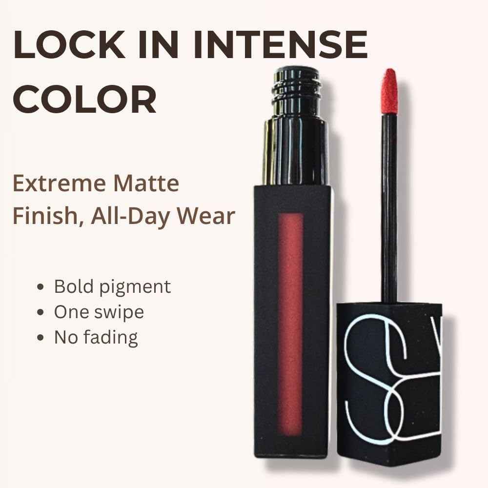 Nars Powermatte Lip Pigment Potency and Precision Matte Yet - Light My Fire