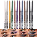 LANGMANNI 12-Piece Colorful Eyeliner Pencil Set – Waterproof & Long-Lasting