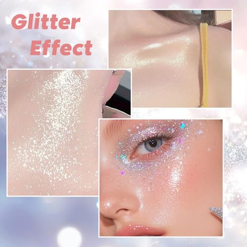 Silver Body Glitter Spray - Long Lasting 120ml