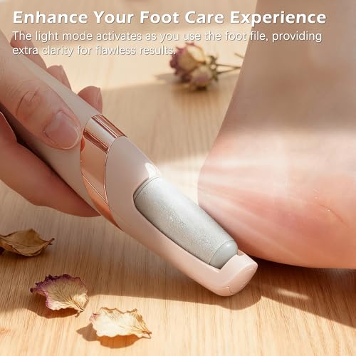 Rechargeable Electric Callus Remover for Smooth Feet - 2 Gears & 2 Rollers