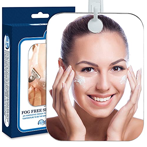 Fogless Shower Shaving Mirror with Handheld Option