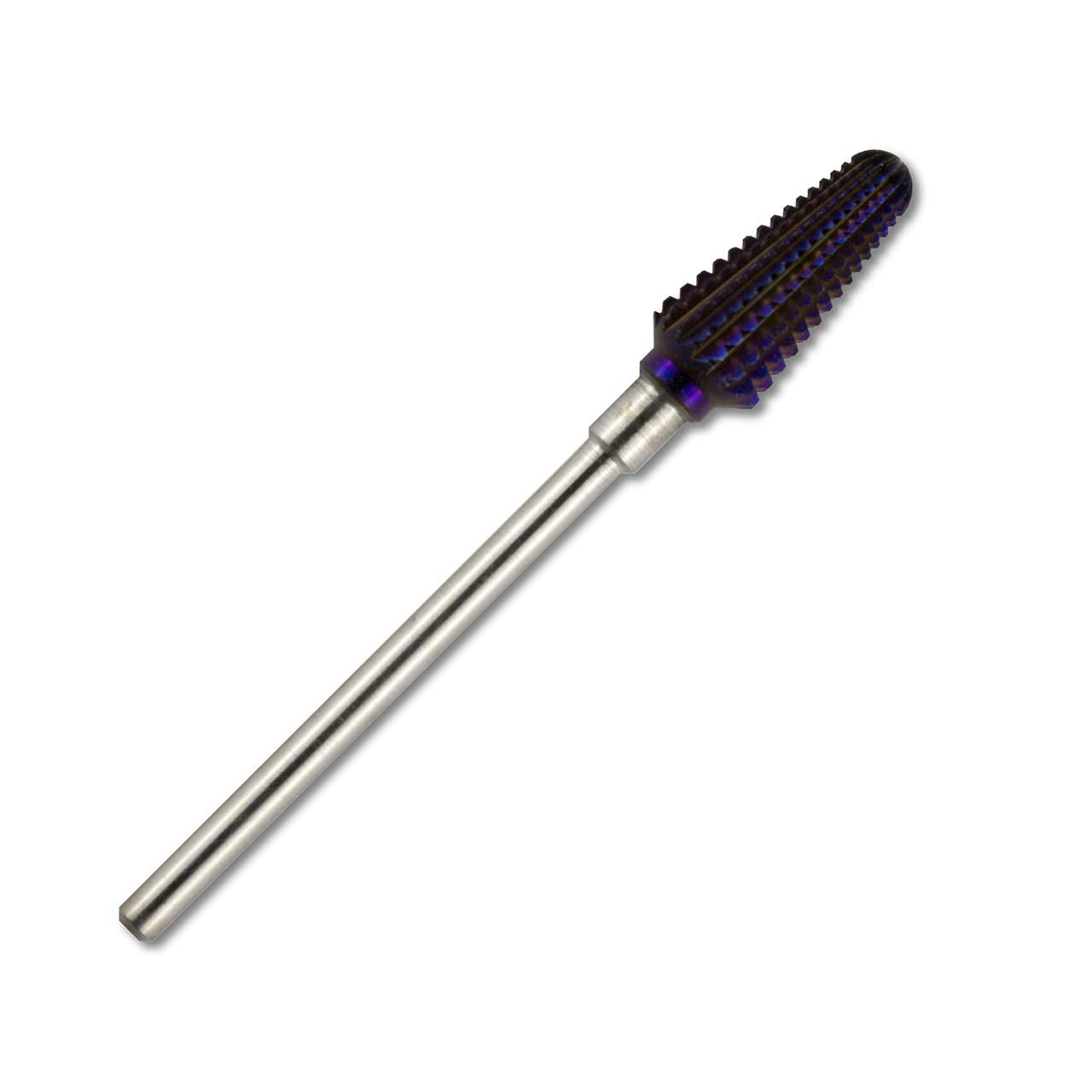 C & I TAPERED TORNADO & TEXAS TORNADO Nail Drill Bit for Nail Drill Machine, Purple Coated (Texas Tornado C)