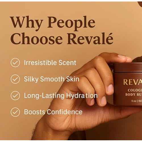 REVAL?¢â Cologne Body Butter, Revale Body Butter with Pheromones, Revale Cologne Bodys Butter for Men, Moisturizing with All-Day Fragrance