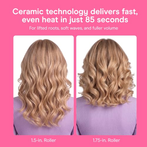 Conair Jumbo Hot Rollers 5-Piece Set | 1.5-inch Ceramic Hair Rollers