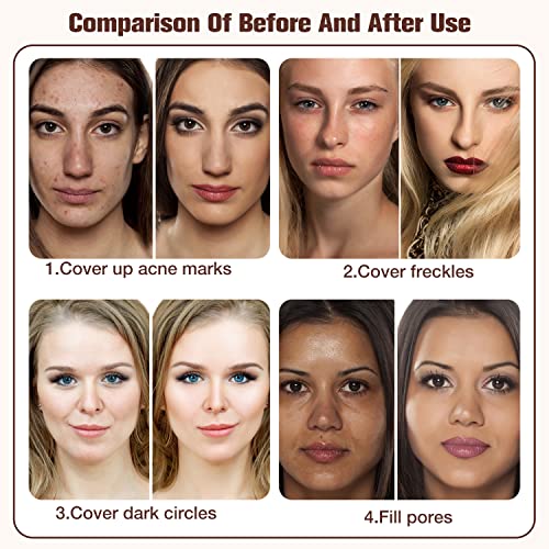 PELCAS Airbrush Makeup Kit with Compressor - Cordless Foundation System
