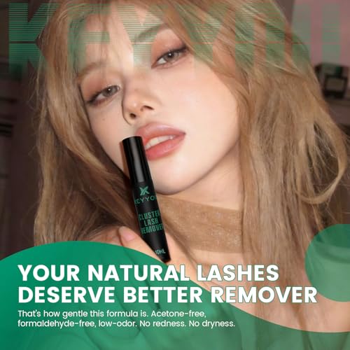 Lash Cluster Remover with Spiral Brush - Fast-Acting Oil Formula