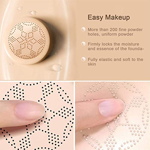 NUIBO Air Cushion CC Cream Foundation with Mushroom Sponge - 2 Pack