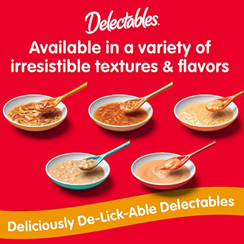 Hartz Delectables Bisque Variety Pack Lickable Cat Treat, 30 Count (Pack of 1)