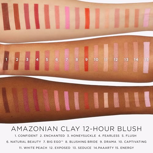 Tarte Amazonian Clay 12-hour Blush ? Mineral Pigment Sheer Blush With Vitamin E & Olive Oil for Lightweight Longwear & Buildable Coverage, Vegan & Cruelty Free
