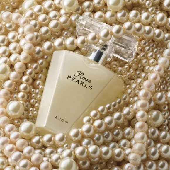 AVON Rare Pearls Eau De Parfum Spray for Women, 1.7 fl oz, Elegant Soft Floral Fragrance with Magnolia, White Pepper and Rosewood, Long Lasting and Timeless Scent