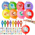 Dragon Party Favors Set - 48 Tattoos & 24 Punch Balloons