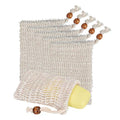20 Pack Soap Exfoliating Bag, Natural Soap Saver Hand Made Sisal Mesh Soap Bag Bar Soap Bag with Drawstring for Bath & Shower Use