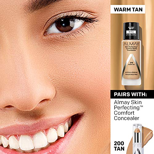 Almay Skin Perfecting Comfort Matte Foundation - Warm Tan