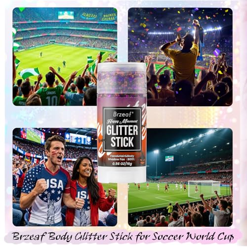 Body Glitter Stick - Waterproof Face & Hair Shimmer
